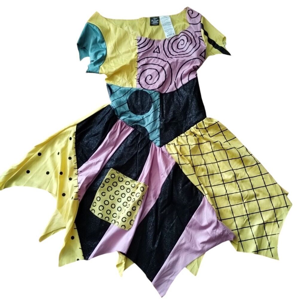 The Nightmare Before Christmas Sally ADULT Halloween Costume Disguise SMALL 4-6